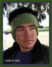 Load image into Gallery viewer, Crochet Pattern for Frankenstein Monster Hat | Crochet Hat Pattern | Hat Crocheting Pattern | DIY Written Crochet Instructions
