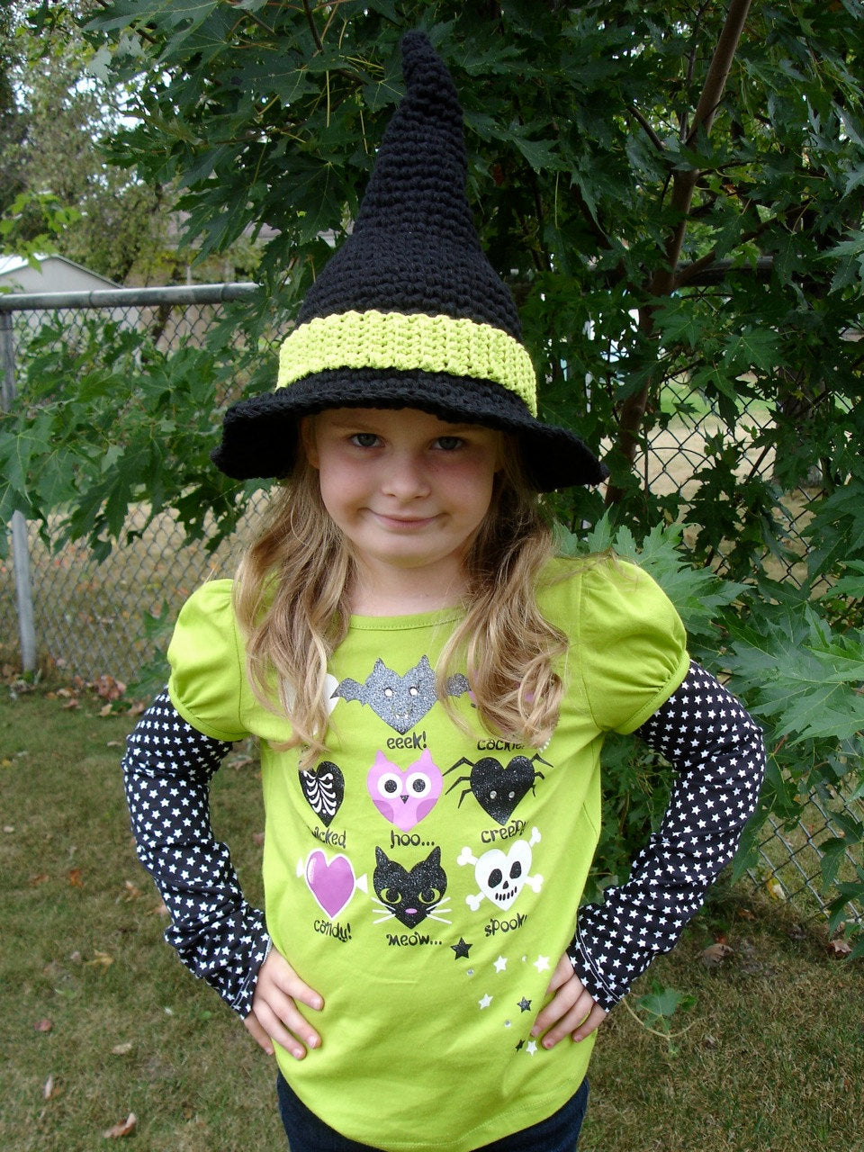 Crochet Pattern for Halloween Witch and Wizard Hat | Crochet Hat Pattern | Hat Crocheting Pattern | DIY Written Crochet Instructions