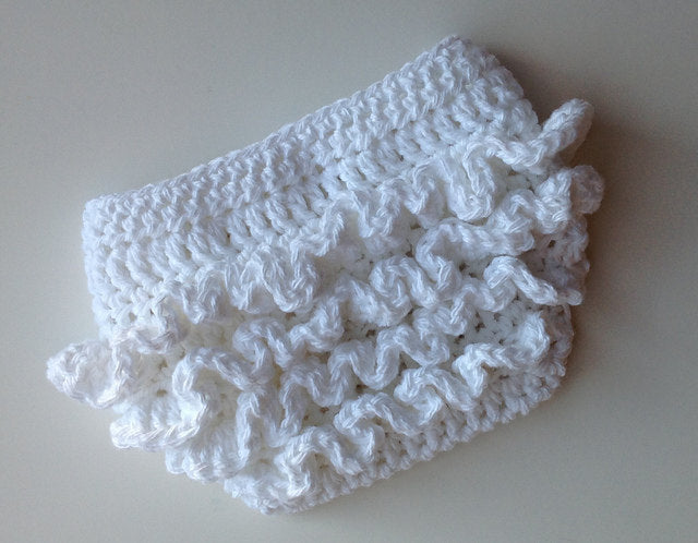 Crochet Pattern for Ruffle Bum Baby Diaper Cover