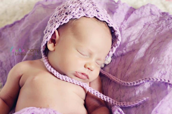 Crochet Pattern for Victorian Baby Bonnet | Crochet Baby Bonnet Pattern | Baby Hat Crocheting Pattern | DIY Written Crochet Instructions