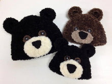 Load image into Gallery viewer, Crochet Pattern for Fuzzy Bear Hat | Crochet Hat Pattern | Hat Crocheting Pattern | DIY Written Crochet Instructions
