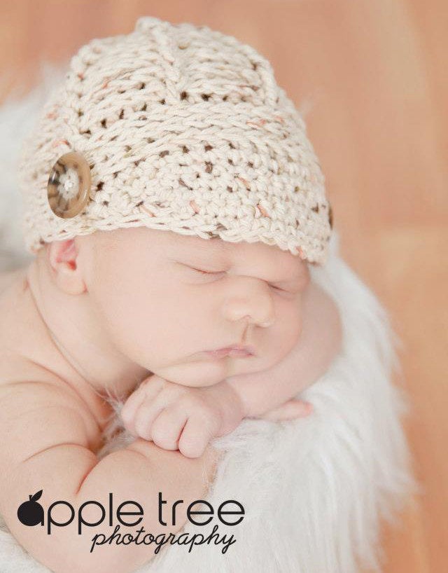 Crochet Pattern for Teagan Newsboy Beanie | Crochet Hat Pattern | Hat Crocheting Pattern | DIY Written Crochet Instructions