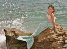Load image into Gallery viewer, Crochet Pattern for Mermaid Tail Photography Prop | Crochet Mermaid Cocoon Pattern | Mermaid Tail Crocheting Pattern | DIY Written Crochet Instructions
