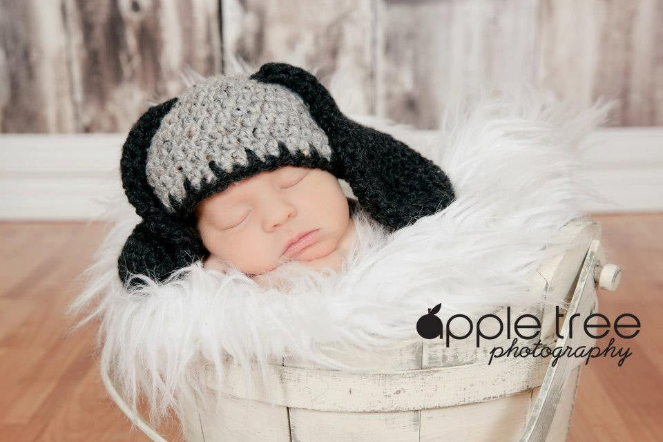 Crochet Pattern for Puppy Dog Hat | Crochet Hat Pattern | Hat Crocheting Pattern | DIY Written Crochet Instructions