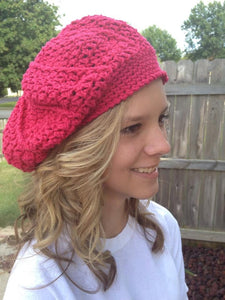 Crochet Pattern for Samantha Slouch Hat | Crochet Hat Pattern | Hat Crocheting Pattern | DIY Written Crochet Instructions