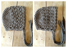 Load image into Gallery viewer, Crochet Pattern for Primrose Baby Bonnet | Crochet Baby Bonnet Pattern | Baby Hat Crocheting Pattern | DIY Written Crochet Instructions
