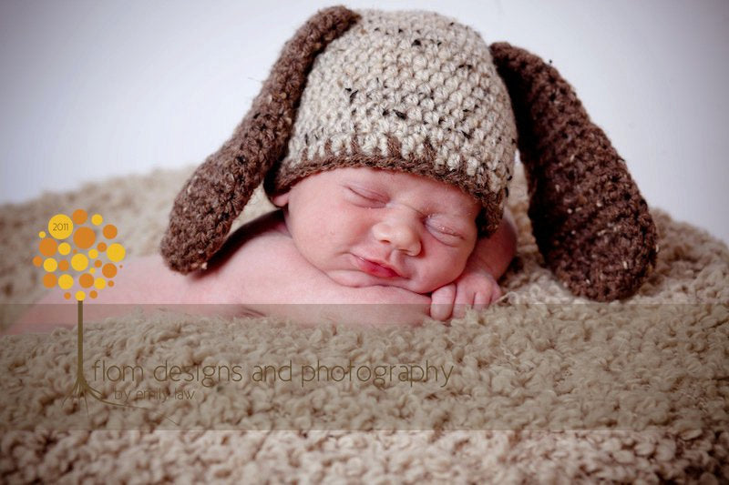 Crochet Pattern for Puppy Dog Hat | Crochet Hat Pattern | Hat Crocheting Pattern | DIY Written Crochet Instructions