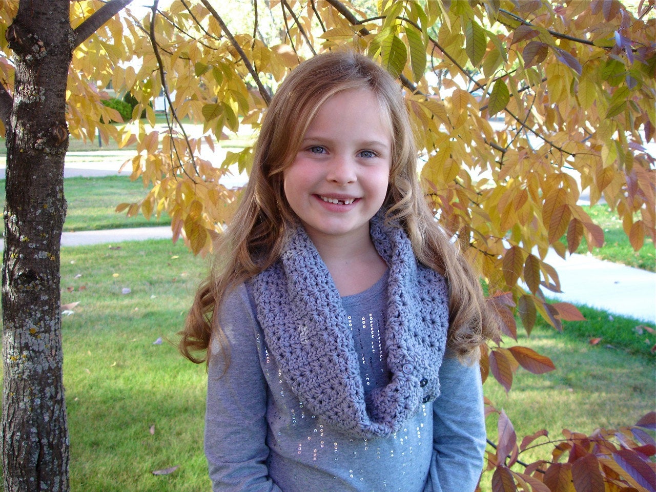 Crochet Pattern for Star Stitch Infinity Scarf or Cowl | Crochet Scarf Pattern | Infinity Cowl Crocheting Pattern | DIY Written Crochet Instructions