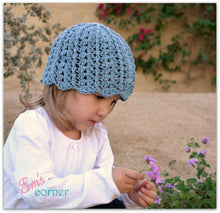 Load image into Gallery viewer, Crochet Pattern for Ashlyn Cloche Hat | Crochet Hat Pattern | Hat Crocheting Pattern | DIY Written Crochet Instructions
