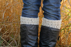 Crochet Pattern for Star Stitch Boot Cuffs | Crochet Boot Cuffs Pattern | Boot Cuff Crocheting Pattern | DIY Written Crochet Instructions