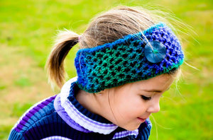 Crochet Pattern for Lacy Headwrap Headband | Crochet Headwrap Pattern | Headband Crocheting Pattern | DIY Written Crochet Instructions