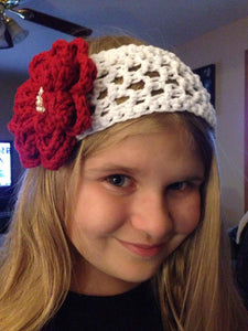 Crochet Pattern for Lacy Headwrap Headband | Crochet Headwrap Pattern | Headband Crocheting Pattern | DIY Written Crochet Instructions