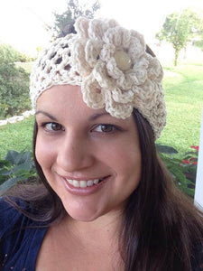 Crochet Pattern for Lacy Headwrap Headband | Crochet Headwrap Pattern | Headband Crocheting Pattern | DIY Written Crochet Instructions