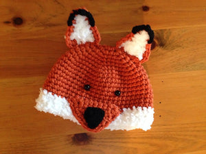 Crochet Pattern for Woodland Fox or Wolf Hat | Crochet Hat Pattern | Hat Crocheting Pattern | DIY Written Crochet Instructions