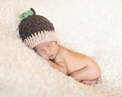 Crochet Pattern for Acorn Hat | Crochet Hat Pattern | Hat Crocheting Pattern | DIY Written Crochet Instructions