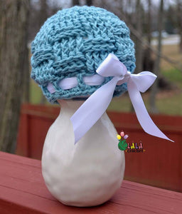 Crochet Pattern for Basket Weave Beanie | Crochet Hat Pattern | Hat Crocheting Pattern | DIY Written Crochet Instructions