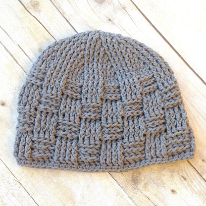 Crochet Pattern for Basket Weave Beanie | Crochet Hat Pattern | Hat Crocheting Pattern | DIY Written Crochet Instructions