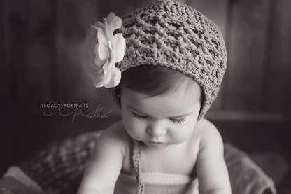 Crochet Pattern for Kylie Baby Bonnet | Crochet Baby Bonnet Pattern | Baby Hat Crocheting Pattern | DIY Written Crochet Instructions