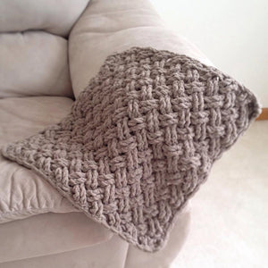 Crochet Pattern for Diagonal Weave Blanket | Crochet Blanket Pattern | Blanket Crocheting Pattern | DIY Written Crochet Instructions