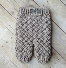 Load image into Gallery viewer, Crochet Pattern for Diagonal Weave Baby Pants | Crochet Baby Pants Pattern | Baby Pants Crocheting Pattern | DIY Written Crochet Instructions
