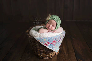 Crochet Pattern for X-Factor Baby Bonnet | Crochet Baby Bonnet Pattern | Baby Hat Crocheting Pattern | DIY Written Crochet Instructions