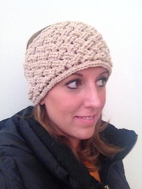Crochet Pattern for Diagonal Weave Ear Warmer Headband | Crochet Headband Pattern | Ear Warmer Crocheting Pattern | DIY Written Crochet Instructions