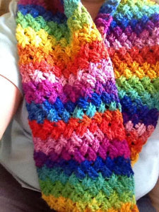 Crochet Pattern for Diagonal Weave Infinity Scarf or Cowl | Crochet Scarf Pattern | Scarf Crocheting Pattern | DIY Written Crochet Instructions