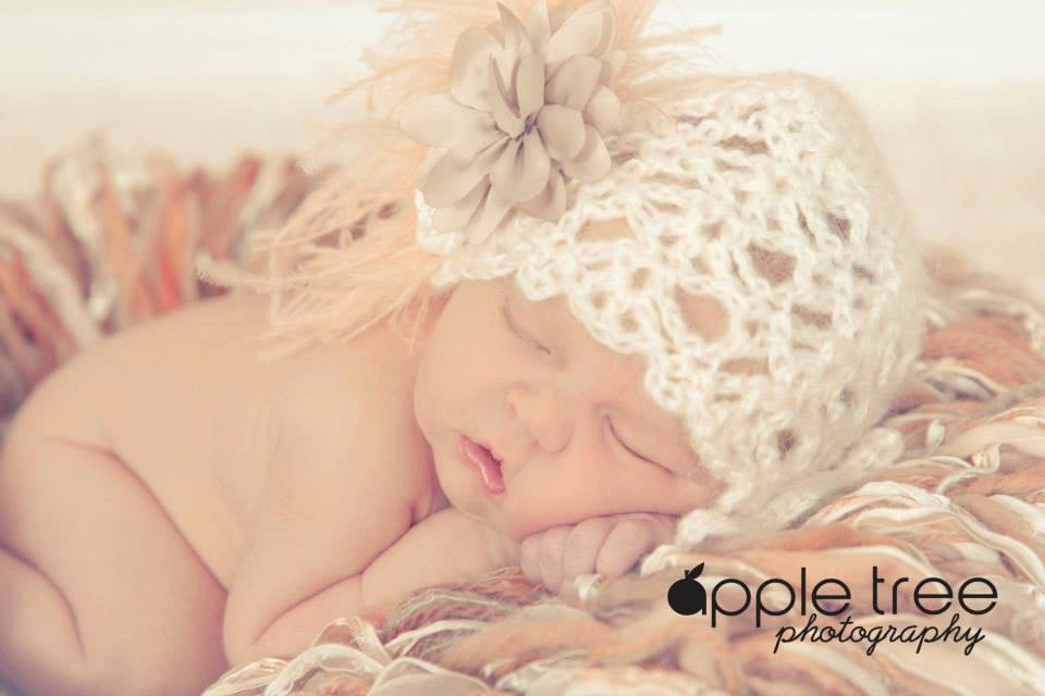 Crochet Pattern for Chantilly Baby Bonnet | Crochet Baby Bonnet Pattern | Baby Hat Crocheting Pattern | DIY Written Crochet Instructions