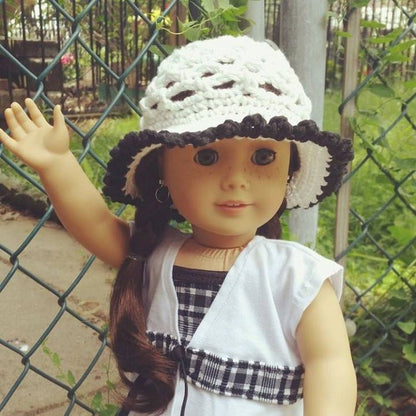 Crochet Pattern for Tessa Sun Hat | Crochet Hat Pattern | Hat Crocheting Pattern | DIY Written Crochet Instructions