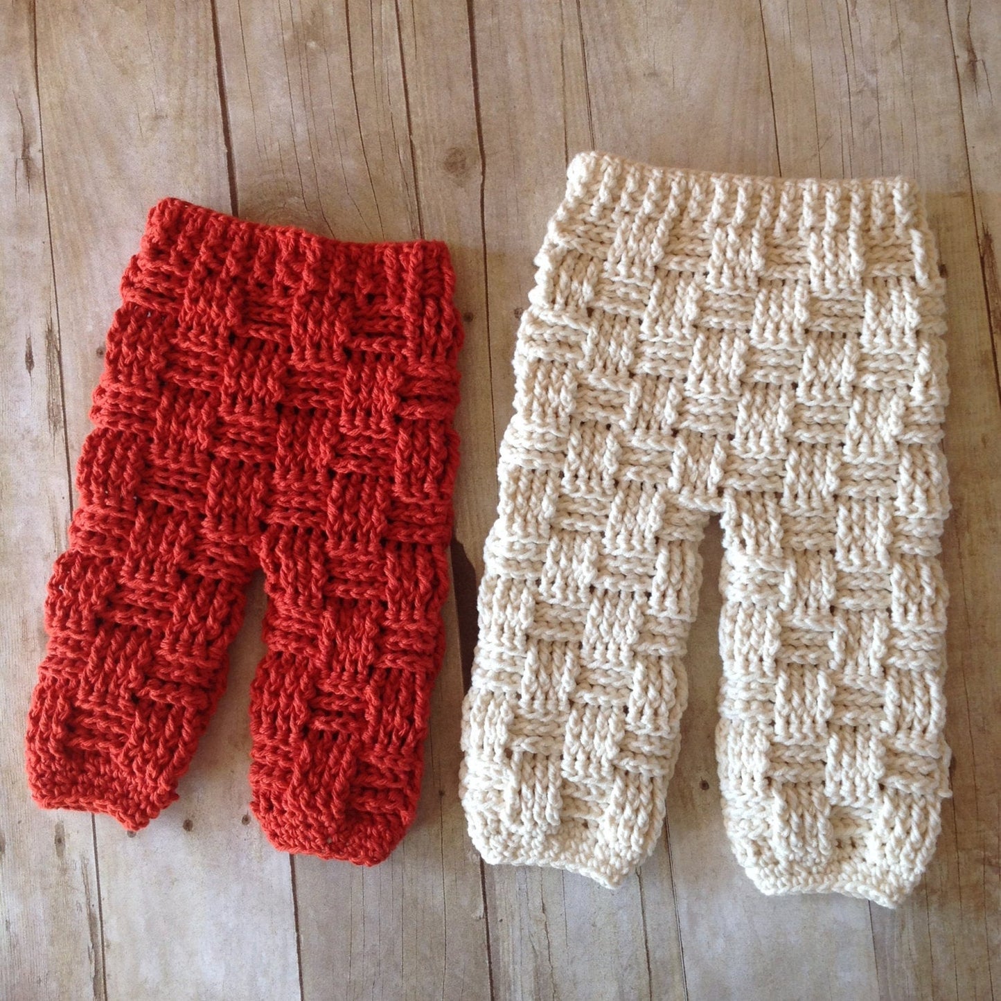 Crochet Pattern for Basket Weave Baby Pants or Shorties | Crochet Baby Pants Pattern | Baby Pants Crocheting Pattern | DIY Written Crochet Instructions