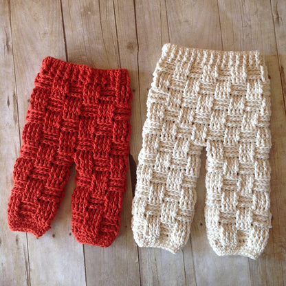Crochet Pattern for Basket Weave Baby Pants or Shorties | Crochet Baby Pants Pattern | Baby Pants Crocheting Pattern | DIY Written Crochet Instructions