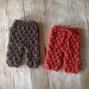 Crochet Pattern for Texture Weave Baby Pants or Shorties | Crochet Baby Pants Pattern | Baby Pants Crocheting Pattern | DIY Written Crochet Instructions