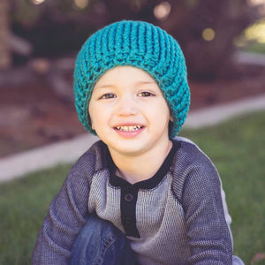 Crochet Pattern for Chunky Ribbed Beanie | Crochet Hat Pattern | Hat Crocheting Pattern | DIY Written Crochet Instructions