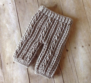 Crochet Pattern for Double Helix Baby Pants or Shorties | Crochet Baby Pants Pattern | Baby Pants Crocheting Pattern | DIY Written Crochet Instructions