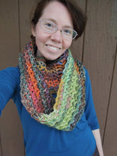 Load image into Gallery viewer, Crochet Pattern for Kylie Cowl | Crochet Cowl Pattern | Scarf Crocheting Pattern | DIY Written Crochet Instructions
