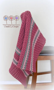 Crochet Pattern for Chunky Kylie Blanket | Crochet Blanket Pattern | Blanket Crocheting Pattern | DIY Written Crochet Instructions