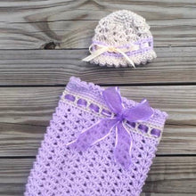 Load image into Gallery viewer, Crochet Pattern for Katrina Baby Cocoon or Swaddle Sack | Crochet Snuggle Sack Pattern | Baby Cocoon Crocheting Pattern | DIY Written Crochet Instructions
