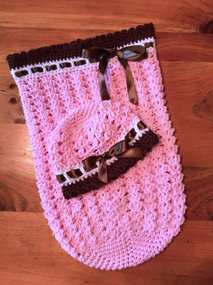 Crochet Pattern for Katrina Baby Cocoon or Swaddle Sack | Crochet Snuggle Sack Pattern | Baby Cocoon Crocheting Pattern | DIY Written Crochet Instructions