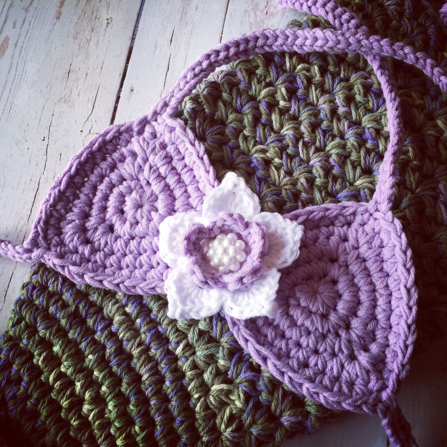 Crochet Pattern for Mermaid Star Flower Bikini Top | Crochet Bikini Top Pattern | Bikini Top Crocheting Pattern | DIY Written Crochet Instructions