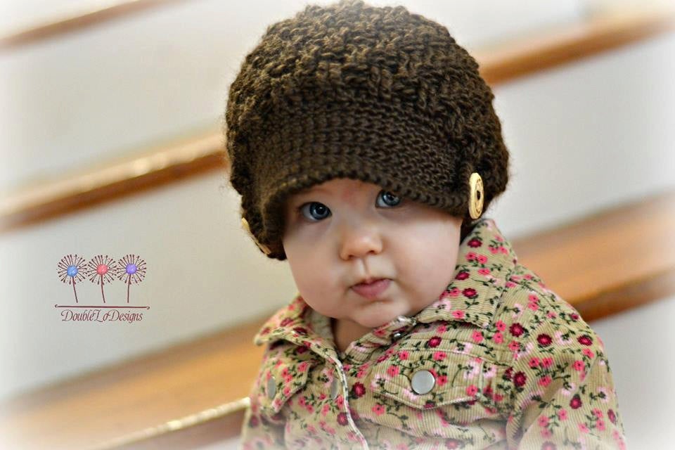 Crochet Pattern for Texture Weave Slouchy Newsboy Beanie | Crochet Hat Pattern | Hat Crocheting Pattern | DIY Written Crochet Instructions