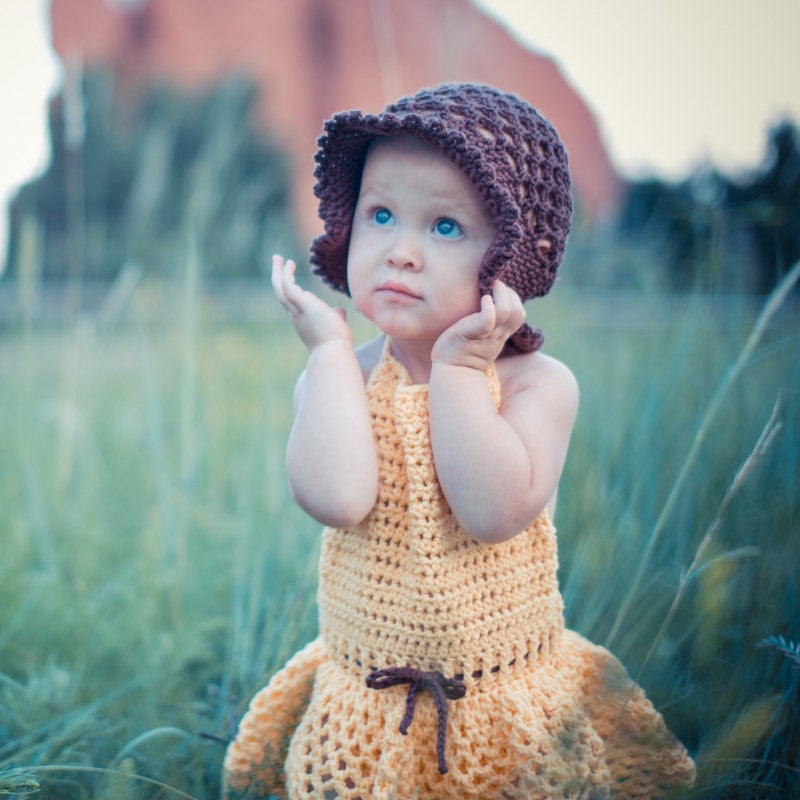 Crochet Pattern for Tessa Sun Hat | Crochet Hat Pattern | Hat Crocheting Pattern | DIY Written Crochet Instructions