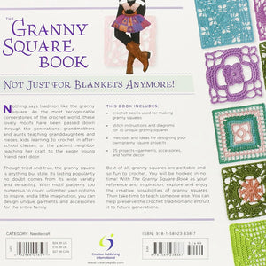 CROCHET BOOK:  The Granny Square Book: Timeless Techniques & Fresh Ideas for Crocheting Square by Square by Margaret Hubert (spiral edition)