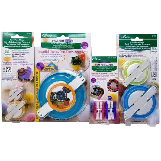 TOOLS: Clover Pom-Pom Makers - Multiple Sizes