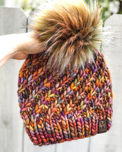KNIT Pattern for Alpine Swirl Hat | Knit Hat Pattern | Hat Knitting Pattern | DIY Written Knit Instructions