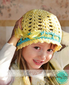Crochet Pattern for Katrina Cloche Hat | Crochet Hat Pattern | Hat Crocheting Pattern | DIY Written Crochet Instructions