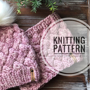 KNIT Pattern for Yukon Cowl | Knit Cowl Pattern | Cowl Knitting Pattern | DIY Written Knit Instructions